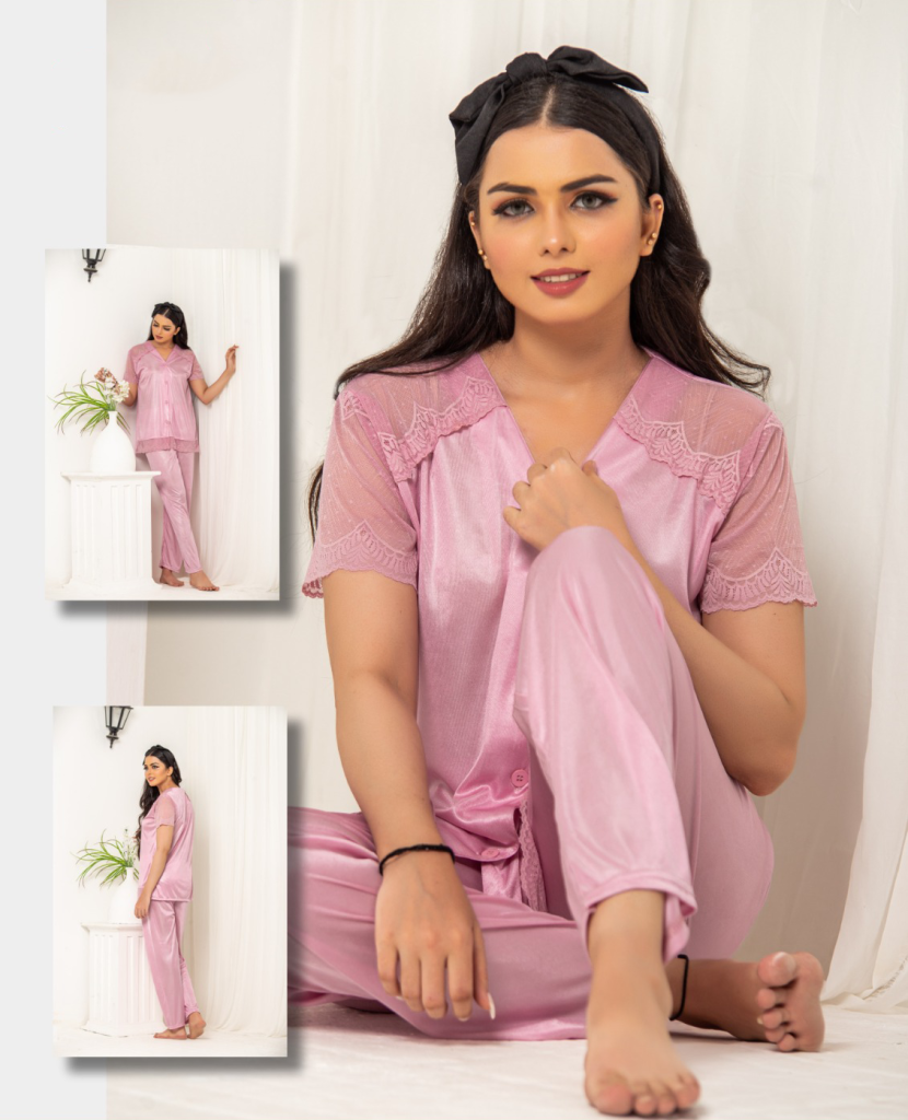 Silk Elegance Nightwear Set – Make Every Night Unforgettable