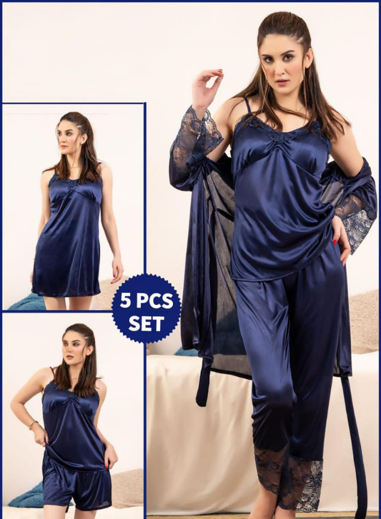 Lace Cuff Mini Night Gown