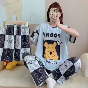 Cheerful Bear Tee & Shorts Set