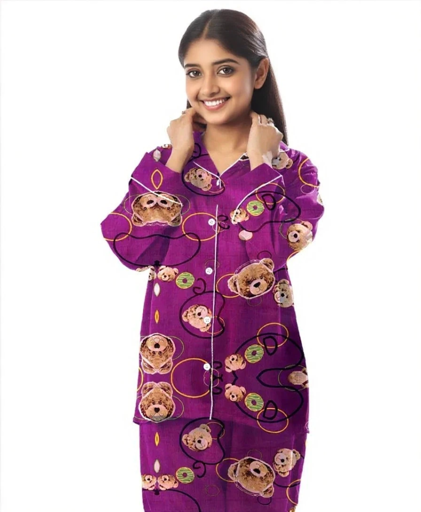 Girl in Pajama long wear