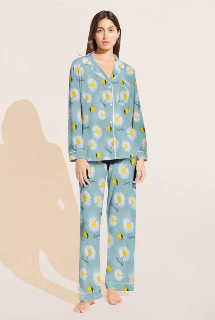 women wearing printed Pajama long wear