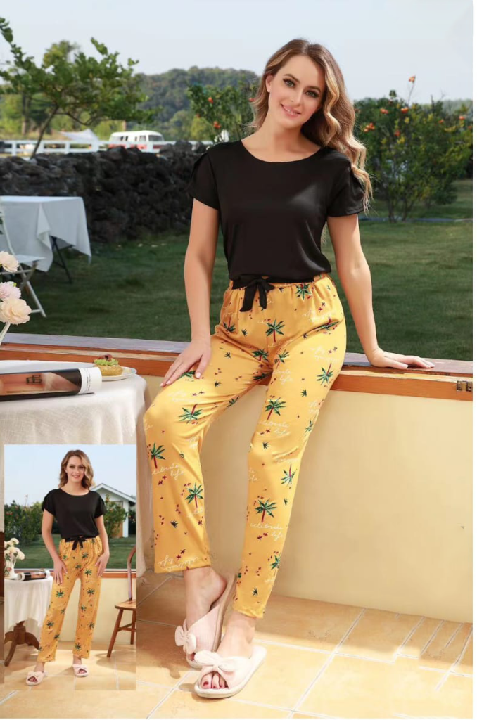women wearing Printed long wear