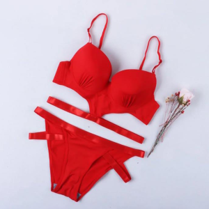 Front X Line Bra Panty Set | Victoria Secret Style