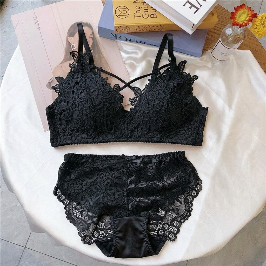 Flower Bra Panty Set - Image 2