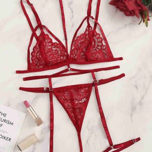 Ruby Lace Desire Net Bra Set | Lingerie for Women
