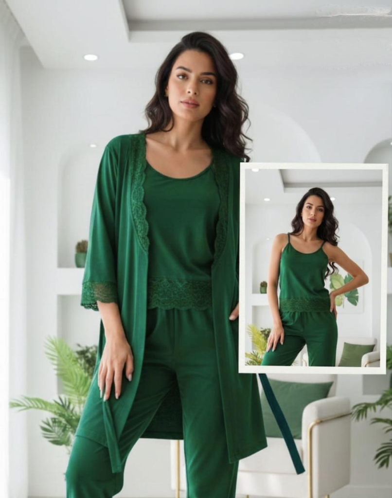 Malai Cotton Robe Set